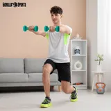 GORILLA SPORTS® Kurzhanteln 2er Set Hanteln Gymnastikhanteln Gewichte Neopren – Bild 7