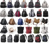 Damen Rucksack Handtasche Lederoptik / Polyester Tagesrucksack Schultertasche – Bild 2