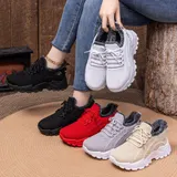 Winterschuhe Damen Sportschuhe Laufschuhe Warm Gefütterte Sneaker Walkingschuhe – Bild 2