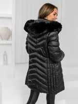 Steppjacke Winterjacke Jacke Sportjacke Classic Zip Unifarben Damen BOLF Casual  – Bild 2
