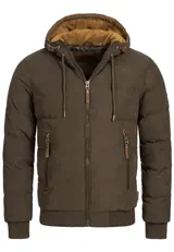 Indicode Herren Winterjacke Adeline-Steppjacke Übergangsjacke Kapuze Herrenjacke – Bild 1