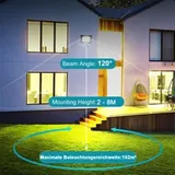 LED Strahler Außen Fluter 10W-100W mit Bewegungsmelder Scheinwerfer Garten Lampe – Bild 5