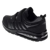 Herren Damen Sportschuhe Turnschuhe Laufschuhe Sneaker Klettverschluss Schwarz – Bild 3