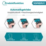 2IN1Akku Schraubendreher Bohrschrauber Bohrmaschine Akkuschrauber Für Makita 18V – Bild 7