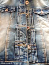 Mädchen-Jeansjacke Stretch-Denim-Blau Mädchen/Kinder-Jeansjacke~Gr.2-12~NEU K/57 – Bild 3