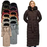 Navahoo Damen Winterjacke Steppjacke Winter Jacke lang warm Mantel Parker B974 – Bild 9