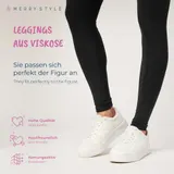 Merry Style Damen Freizeithose Leggings Elastischer Bund Lang Viskose XS-5XL – Bild 5