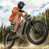 Gebraucht 2000W E-Mountainbike Elektrofahrrad Dual Motor E-bike 48V25Ah Ölbremse – Bild 13