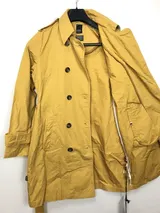 KHUJO Damen Mantel Übergangsjacke Übergangsmantel Modell: Althea Gelb L – Bild 4