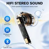 Bluetooth 5.4 Kopfhörer In-Ear Kabellos Ohrhörer mit Mikrofon Touch Headset – Bild 22