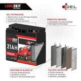 Rasentraktor GEL Batterie 12V 21Ah Aufsitzmäher Rasenmäher ers. 20Ah 18Ah 17Ah – Bild 3