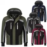 Übergangsjacke Herren Windbreaker Softshell Jacke  Wanderjacke Rock Creek H-311 – Bild 4