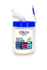 Elkos Body Feuchttücher hautfreundlicher Pflegelotion Körper & Hände 150 Stück – Bild 3