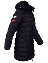 Geographical Norway Damen Winter Jacke FVSC Mantel Parka Steppjacke lange Kapuze – Bild 2