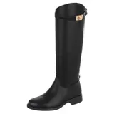 Damen Stiefel mit Reißverschluss und Reißverschluss Ital-Design 3083 in Schwarz – Bild 7