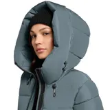 khujo Jilias5 Damen-Mantel Winterparka Steppmantel Winter-Jacke Parka Graublau – Bild 5