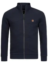 Indicode Herren Sweatjacke Bermie-Strickjacke Pullover Stehkragen Reißverschluss – Bild 6