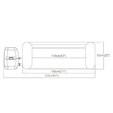 Bestway® LAY-Z-SPA Miami AirJet Ersatzbecken - Liner Schwarz ohne Pumpe 180x66cm – Bild 3