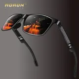 Aluminium Magnesium Polarisiert Sonnenbrille Herren Retro UV 400 Fahren Brille – Bild 8