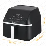 Heißluftfritteuse Airfryer Fritteuse Air Fryer Frittieren Heißluft Schwarz – Bild 10