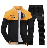 Herren Jogginganzug Jacke Tracksuit Suit Sportanzug Sporthose Trainingsanzug DE – Bild 14