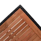 Polyrattan Sitzgruppe Gartenmöbel Set Rattanmöbel 8 Personen Gartenset Schwarz – Bild 7