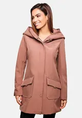 Marikoo Damen Softshell Regenjacke Outdoor Jacke Herbst Parka Mantel MAYLEEN NEU – Bild 2