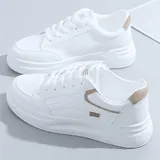 Damen Turnschuhe Komfort Sneaker Schnürung Sportschuhe Klassisch Freizeitschuhe – Bild 4