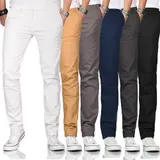 Maurelio Modriano Herren Designer Chino Stoff Hose Stretch Regular Slim Neu – Bild 12
