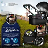 KIDUKU® 3 in 1 Kombi-Kinderwagen Buggy Reisebuggy inkl. Auto- Babyschale Faltbar – Bild 7