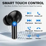 Bluetooth 5.4 Kopfhörer In-Ear Kabellos Ohrhörer mit Mikrofon Touch Headset – Bild 23