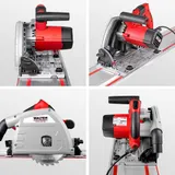 WALTER Tauchsäge mit Führungsschiene 1200W, Kreissäge, Handkreissäge CDJ160D – Bild 10