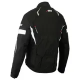 Herren Textiljacke Thermofutter Wasserdicht CE Protektoren Motorrad Roller Jacke – Bild 3