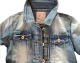 Mädchen-Jeansjacke Stretch-Denim-Blau Mädchen/Kinder-Jeansjacke~Gr.2-12~NEU K/57 – Bild 4