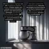 Küchenmaschine mit Waage Rührmaschine Teigmaschine Teigkneter Knetmaschine – Bild 3