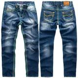 Rock Creek Herren Jeans Hosen Comfort Fit dicke Naht Denim Blau Herrenjeans M70 – Bild 1