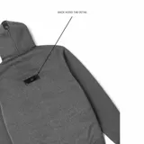 Motorrad Hoodie Aramid Herren Biker Jacke CE-Protektoren Grau Motorrad jacke Neu – Bild 16
