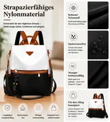 3in1 Damen Rucksack Schultertasche Handtasche Frauen Tasche Multifunktionstasche – Bild 3