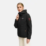 Marikoo Designer Damen Übergangs Jacke leicht gefüttert Kapuze kurz B659 – Bild 2
