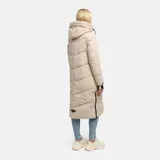 Marikoo Damen Winter Steppjacke Stepp Jacke lang warm Mantel Parker B979 NEU – Bild 4