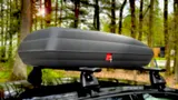 Dachbox 132 x 78 x 34,5 schwarz 320 Liter. Abschließbar mit einem Schlüssel – Bild 1