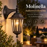 Außenwandleuchte E27 60W Außenlampe Wandleuchte Molinella Wandlampe Gartendeko – Bild 5