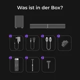 ULTIMEA Poseidon M70 3.1.2 Dolby Atmos Soundbar mit kabellosem Subwoofer - HDMI – Bild 19