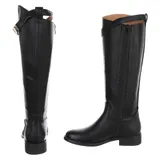 Damen Stiefel mit Reißverschluss und Reißverschluss Ital-Design 3083 in Schwarz – Bild 5
