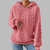 Damen Kapuzenpullover Winter Sweatshirt Freizeit Baggy Jumper Oberteile Tops – Bild 1