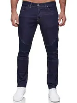 Tazzio Jeans Slim Fit Herren Jeanshose Stretch Designer Hose Denim Biker Style – Bild 3