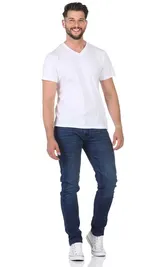Rayshyne Herren Jeans Slim Pants Style Hose Regular Skinny Jeanshose Stretch NEU – Bild 9