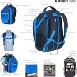 Schultasche Jungen 4. Klasse Elephant Hero Rucksack 12868 Dark Blue Cube Blau +f – Bild 6