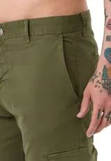 Redbridge Herren Chino Cargo Hose Denim Pants Jeans Basic Freizeithose Taschen – Bild 6