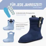 Kinder Federleichte Gummistiefel Thermo mit Fütterung Regenschuhe LA-CA-Frog245 – Bild 3